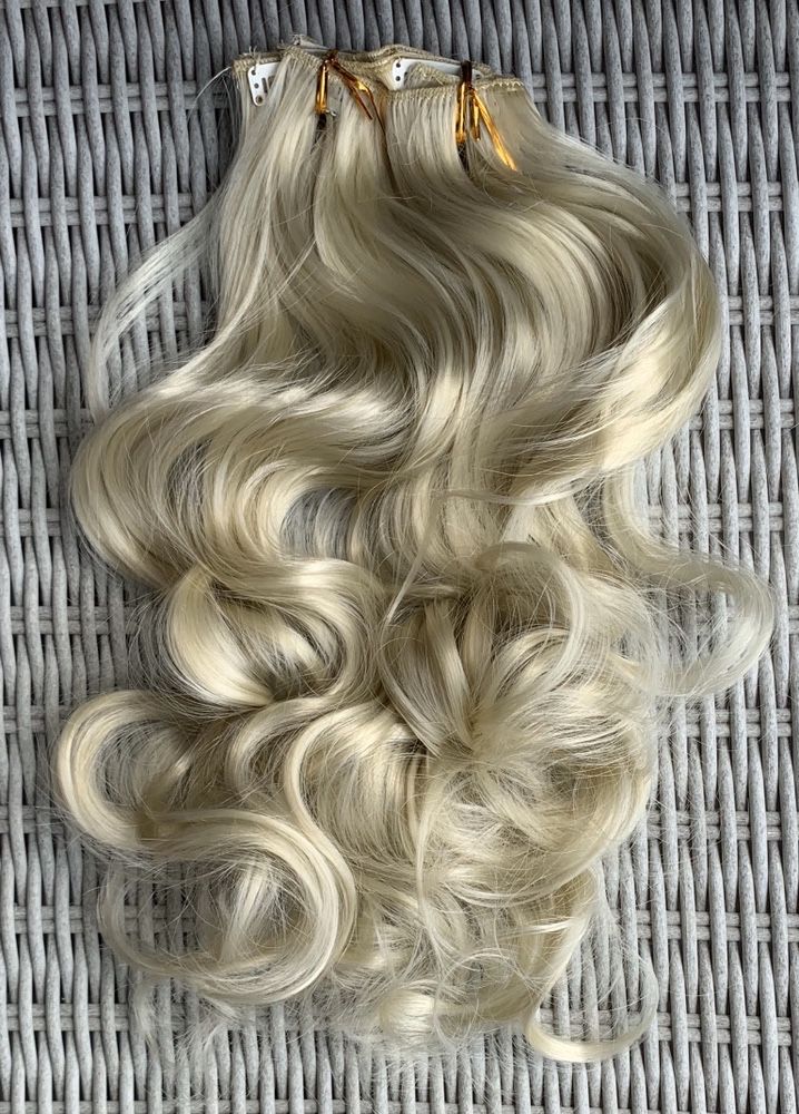Premium Ultra włosy doczepiane, bardzo jasny blond,  ( 186 )