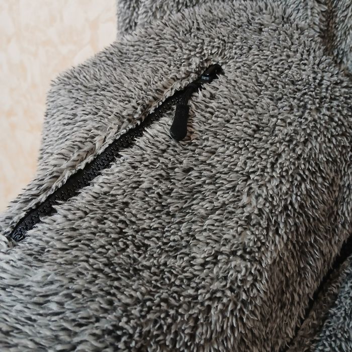 Дуже тепла кофта зипка меховушка. Размер L