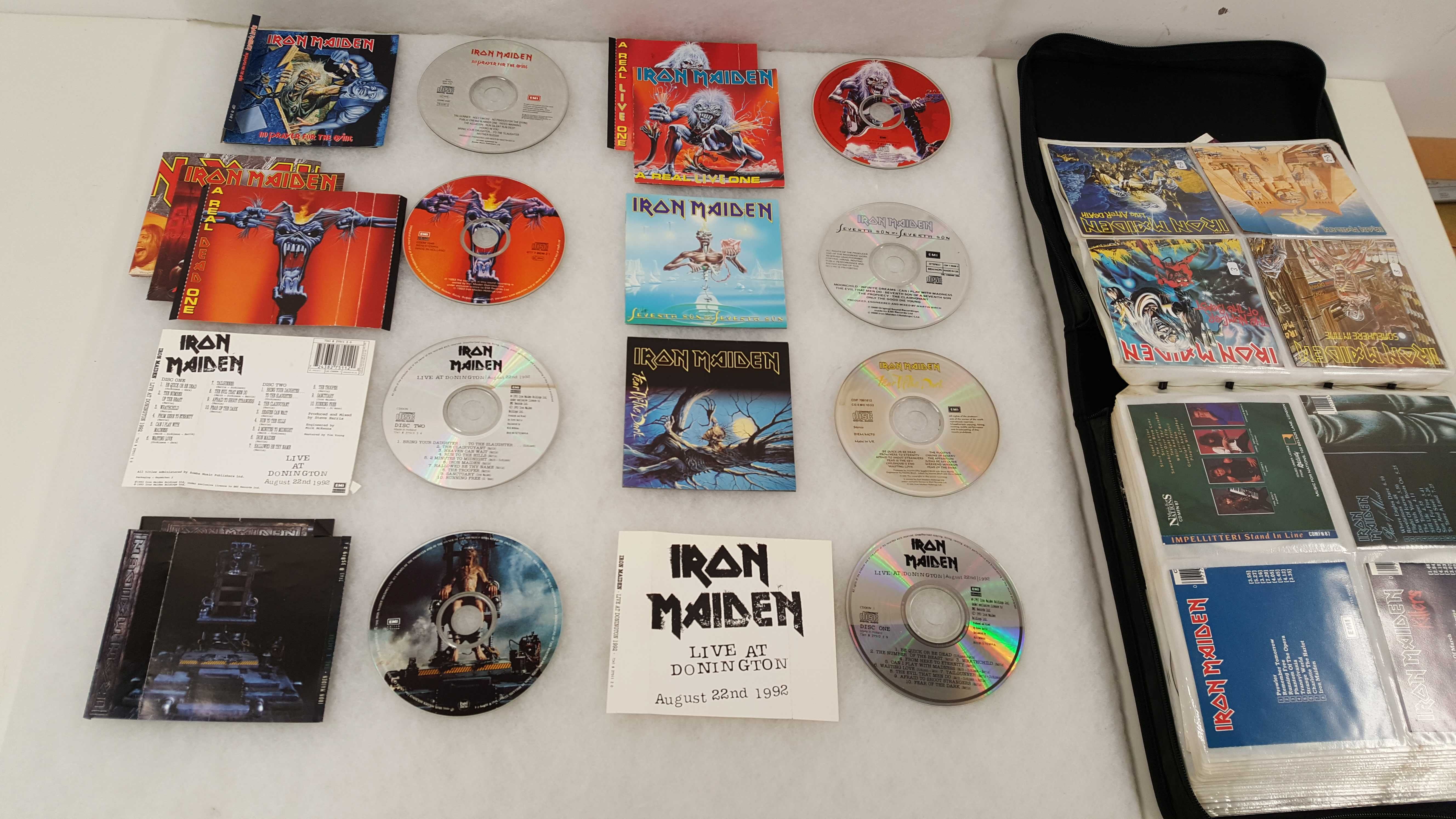 IRON MAIDEN Kolekcja płyt CD 14 szt. 80-te lata