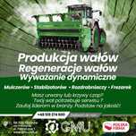 Regeneracja wałów mulczera, mulczerów, stablilizatorów, rozdrabniaczy