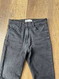 Grafitowe spodnie jeansowe dżinsy ZARA rozm. 38