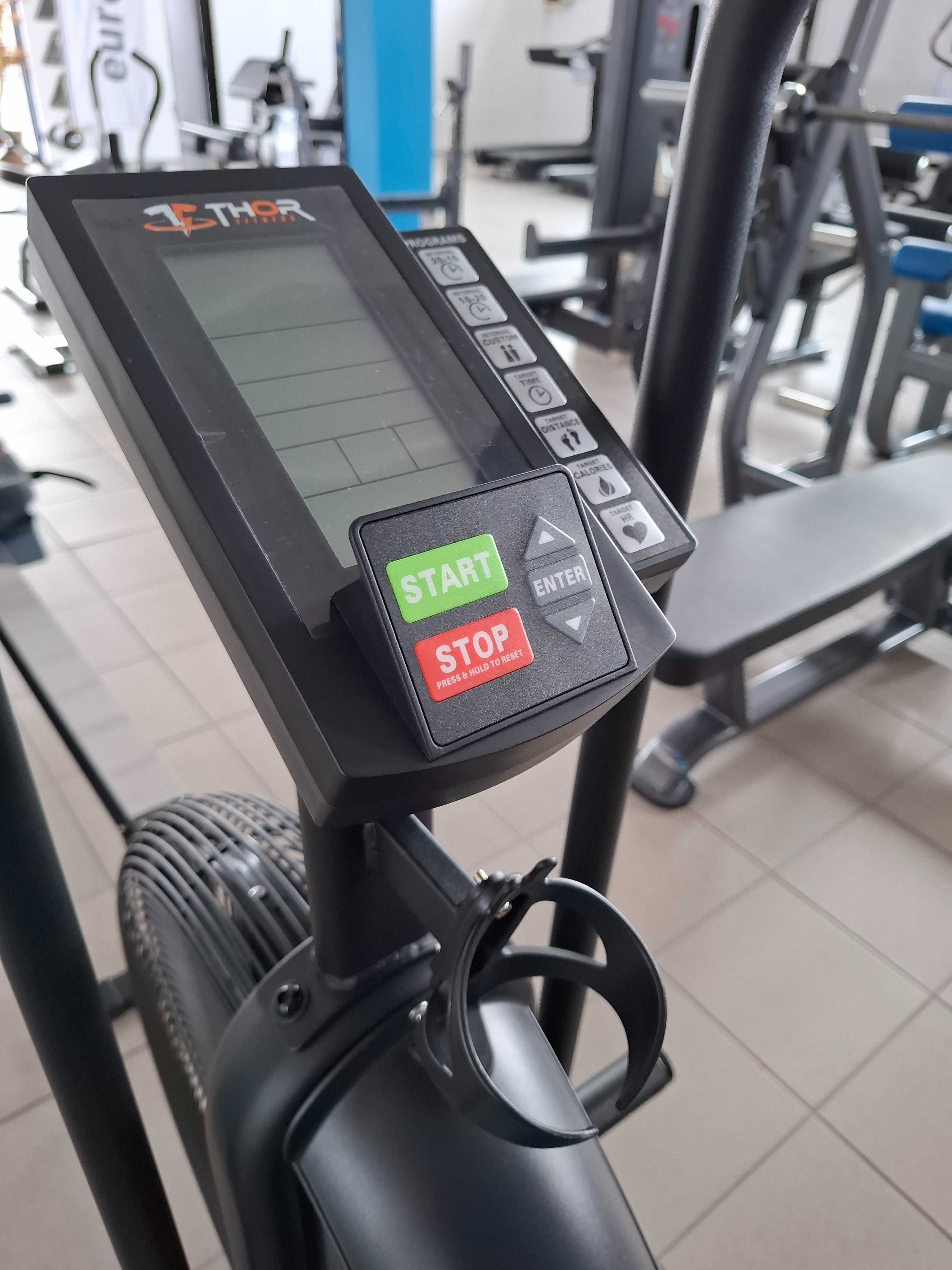 Stacjonarny rower treningowy powietrzny Air Bike V3 Thor Fitness