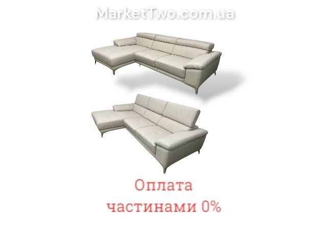 Кожаный, шкіряний кутовий-диван (050501)