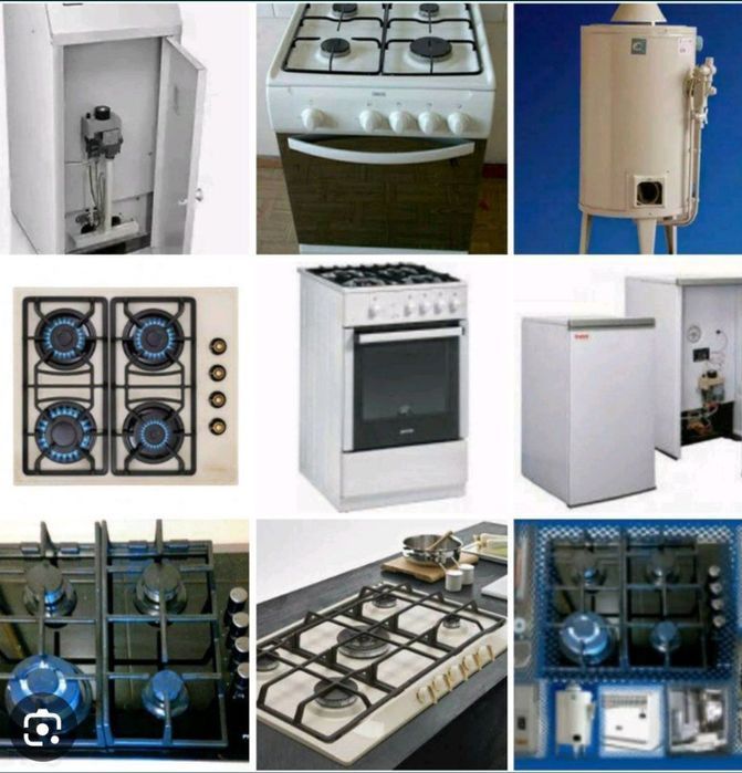 Ремонт газовых котлов, колонок,плит.