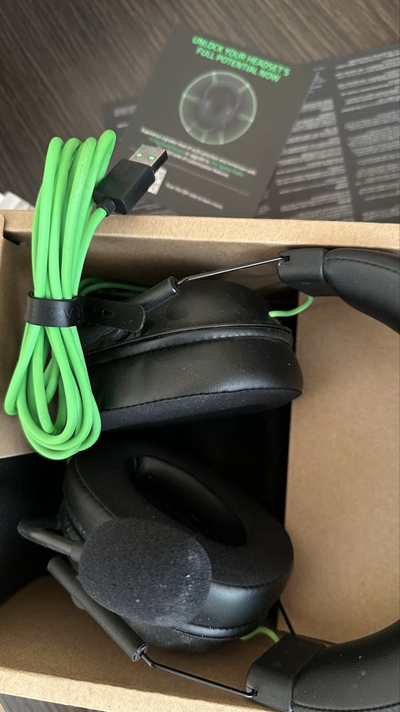 USB Ігрові наушники Razer Blackshark v2 x USB читати опис!!!