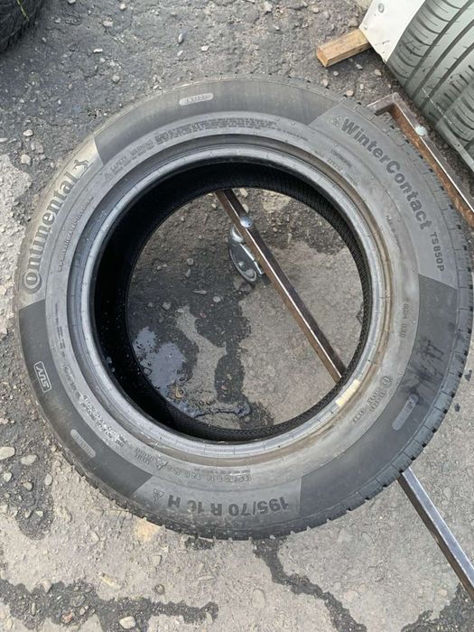 Шини 195/70 R16 пара Continental, зима, 6,5 мм