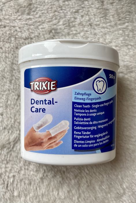Nakładki na palce do czyszczenia zębów 50 szt. Trixie