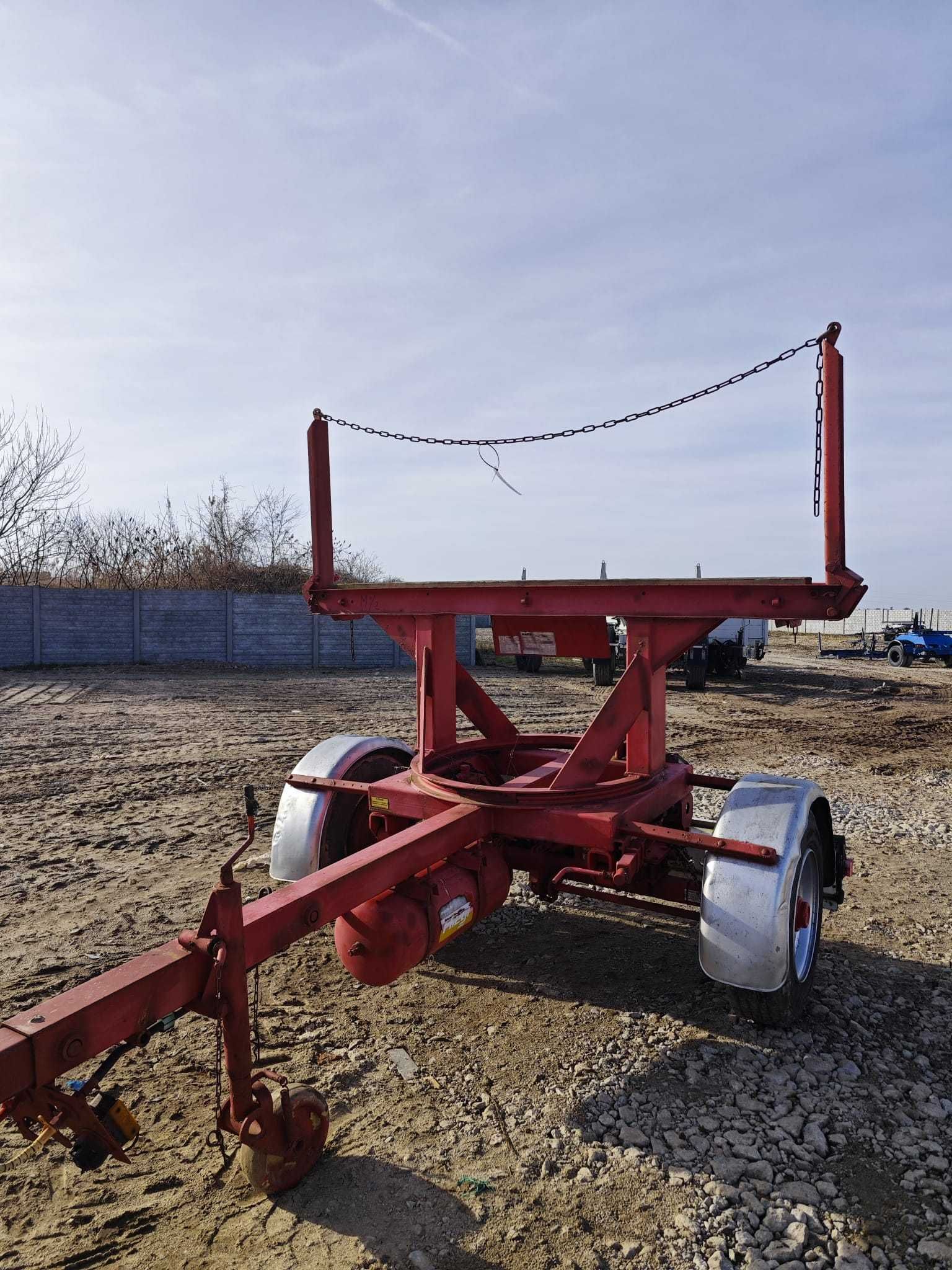 Przyczepa Dłużycowa Dłużyca FLIEGL ENS 3,5T Słupów Stali drewna Rur