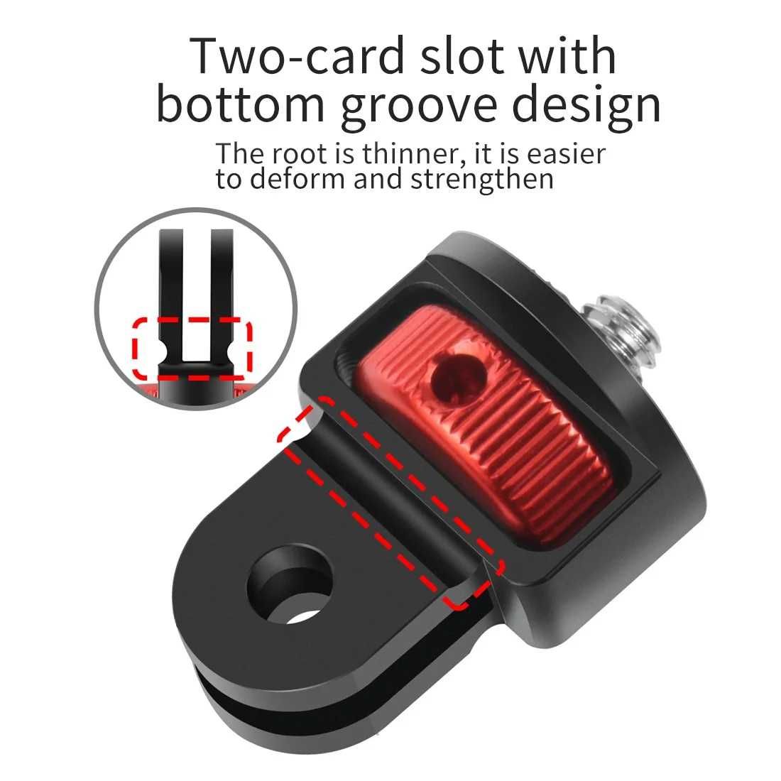 Adapter 1/4" do kamer sportowych GoPro Insta360 DJI Action
