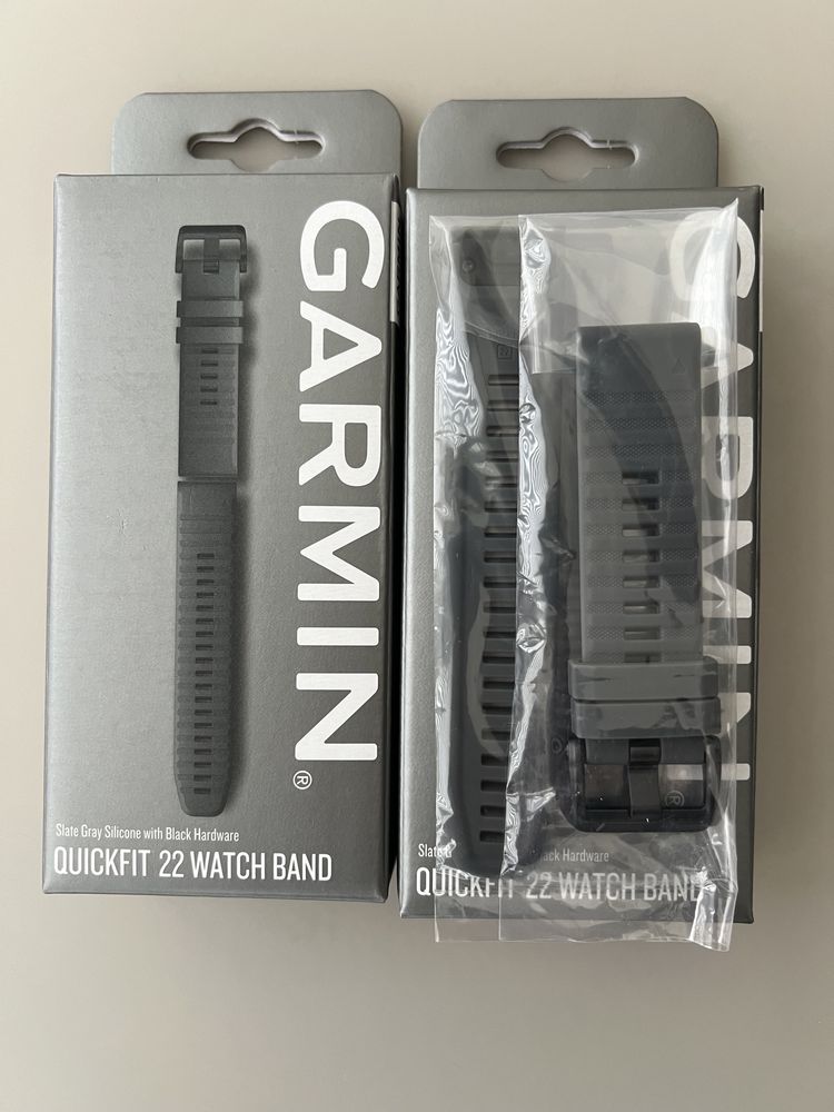 Ремінець Garmin QuickFit 22 Watch Bands Slate grey  •010-12863-22•