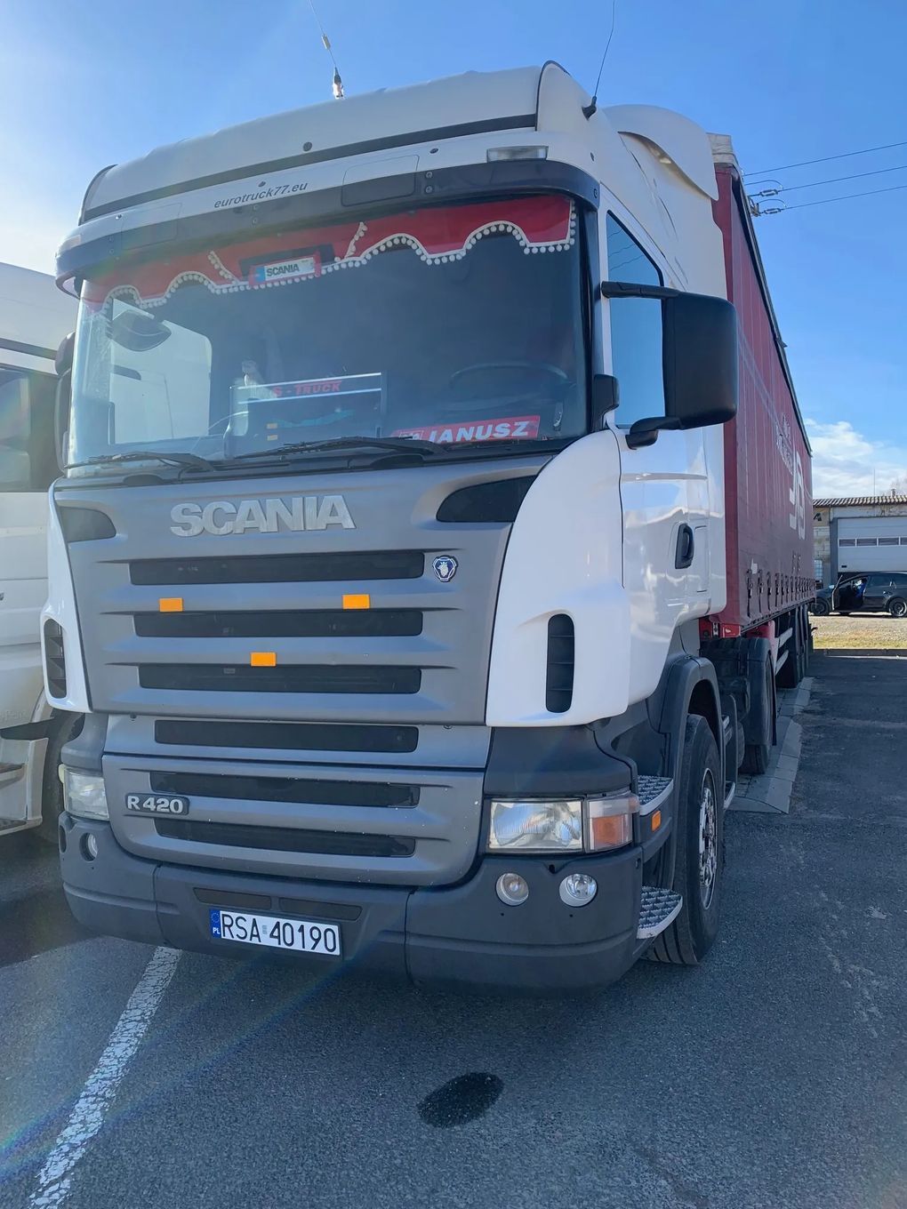 Scania R420  SCANIA R420 2005r + Naczepa Samro 2006r