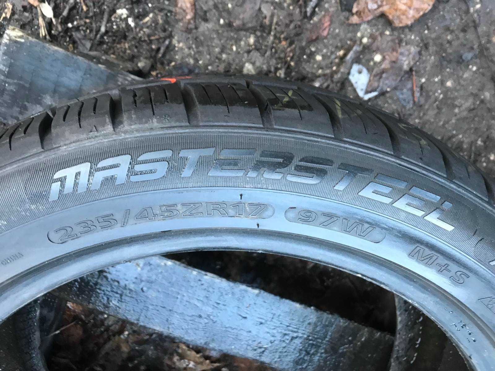 Шини 235/45r17 Masterstell Пара б/у склад Оригінал