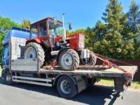 Transport maszyn rol pomoc drogowa usługi transportowe laweta do 8 ton