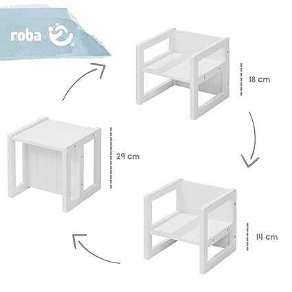 Taboret do siedzenia dla dzieci w stylu wiejskim krzesło stół 3 wys.