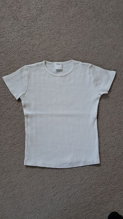 Prążkowana Koszulka ZARA Basic 140