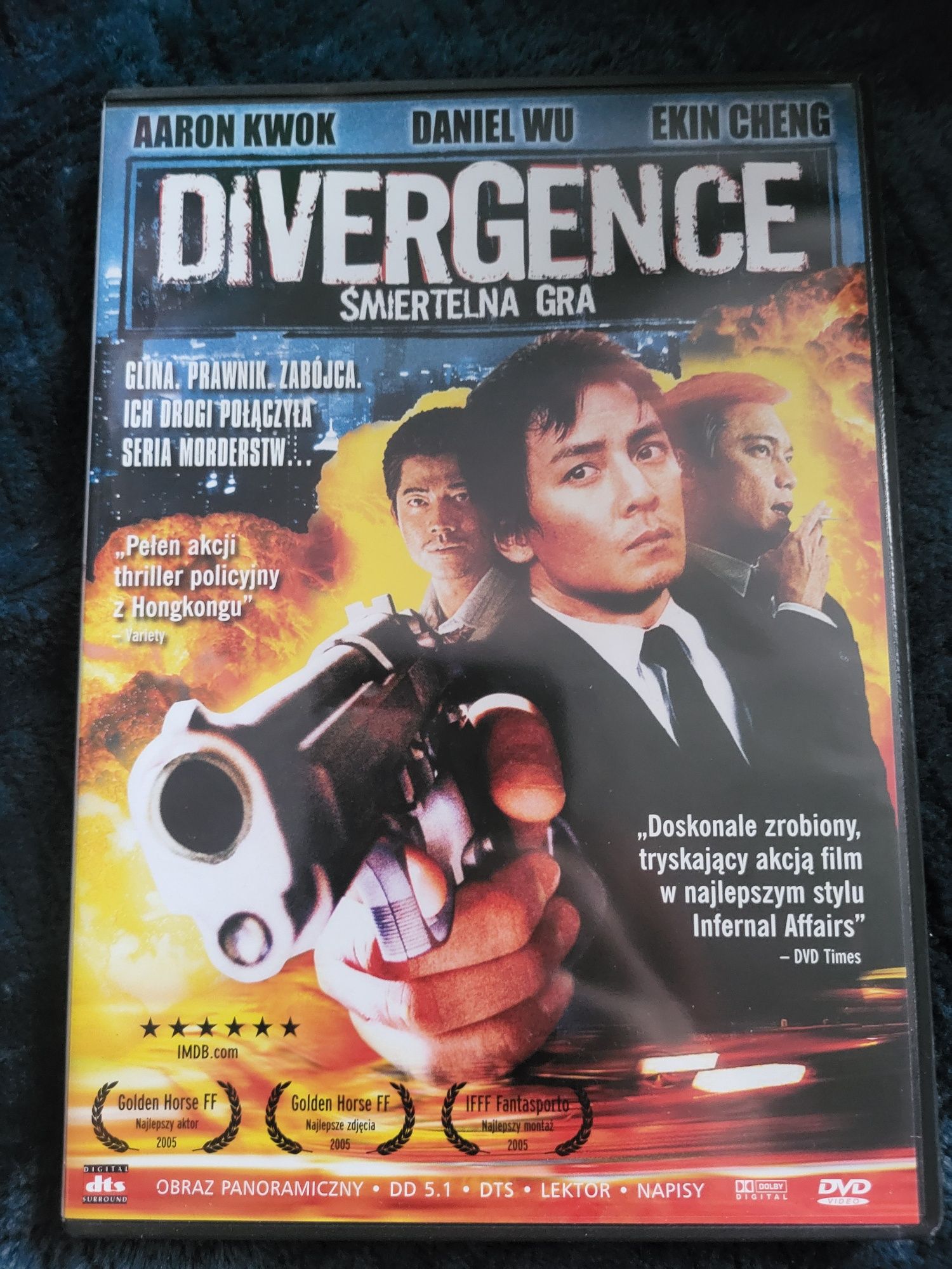 Film na Dvd Divergence Śmiertelna gra thriller policyjny