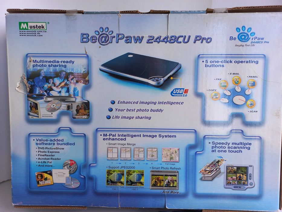 Сканери: 1) BearPaw 2448CU Pro_1100грн 2) CANON CanoScan N1220U_820грн