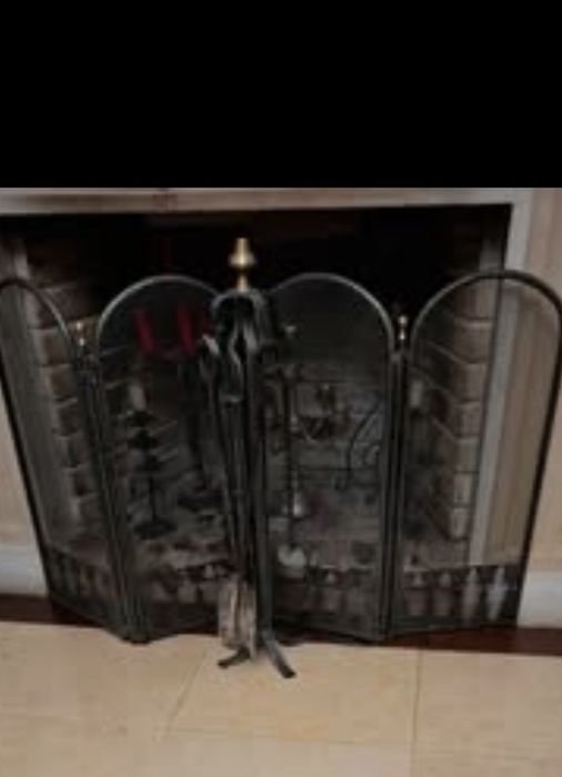 conjunto de acessórios de lareira