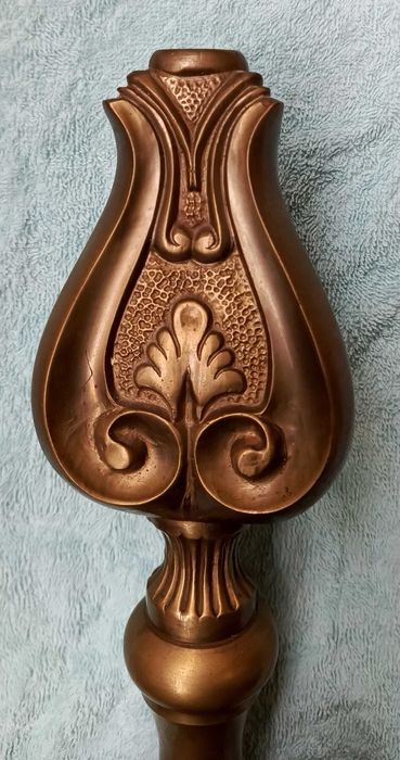 Świecznik / Lampa duży 83 cm mosiężny