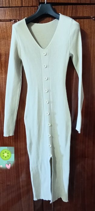 Нова Жіноча сукня плаття в рубчик