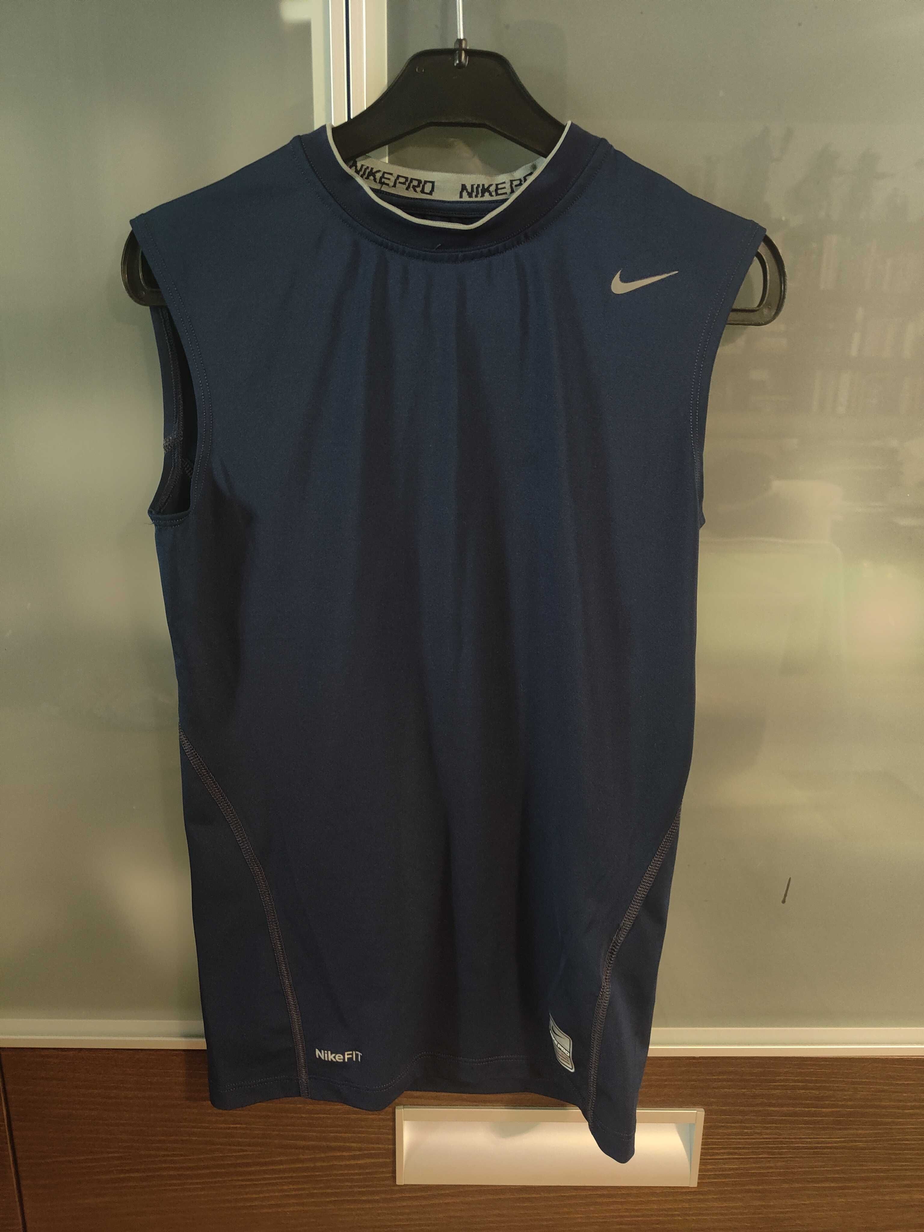 koszulka NIKE PRO Nike Fit rozm. 158-170 (13/15 lat) granat