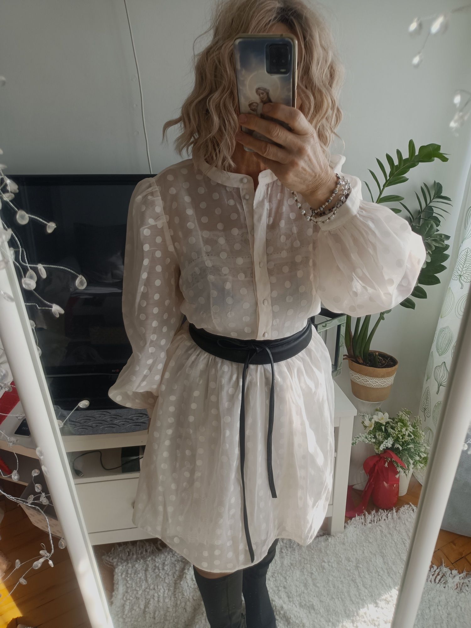 Sukienka szyfonowa H&M roz