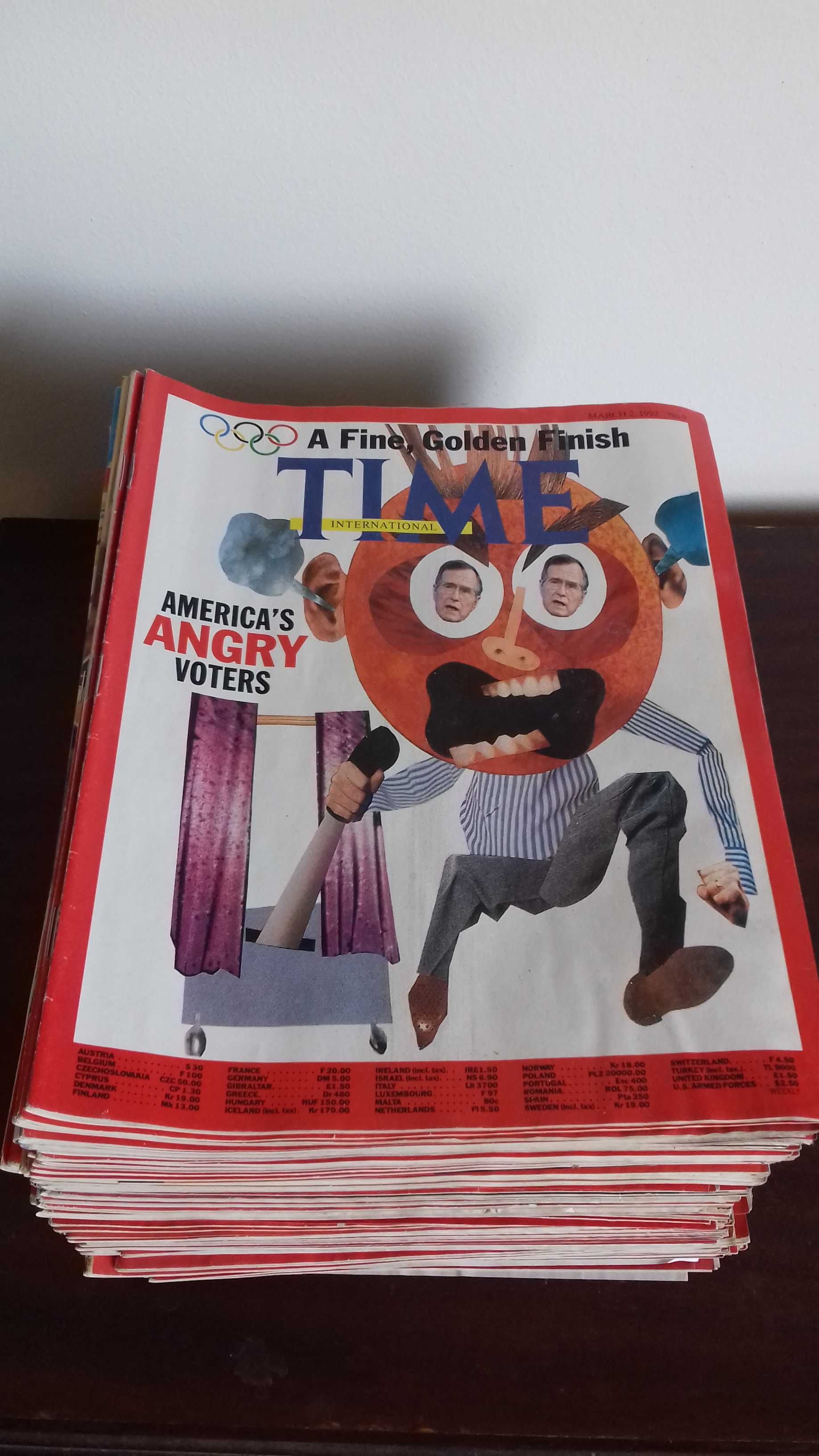 Revistas TIME International (1992 a 1994)
