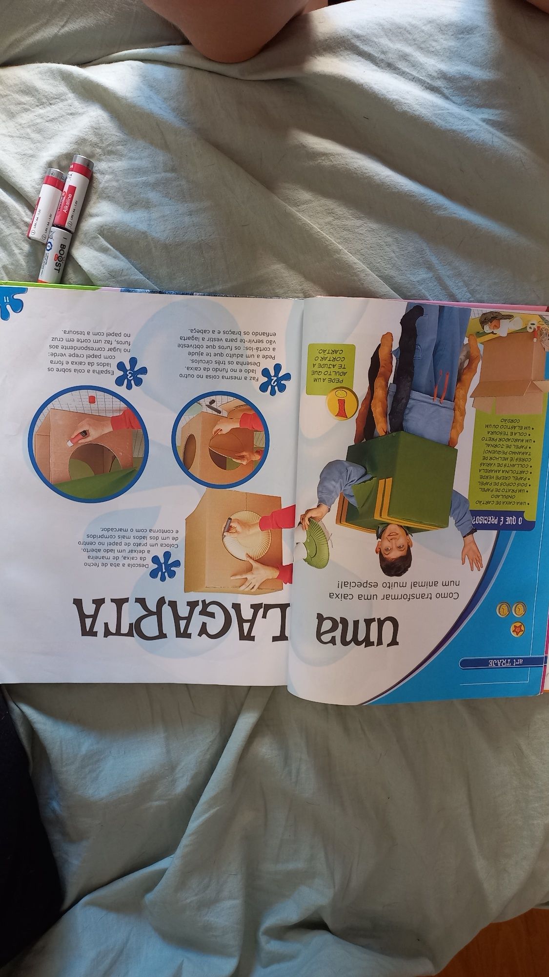 livro de atividades manuais