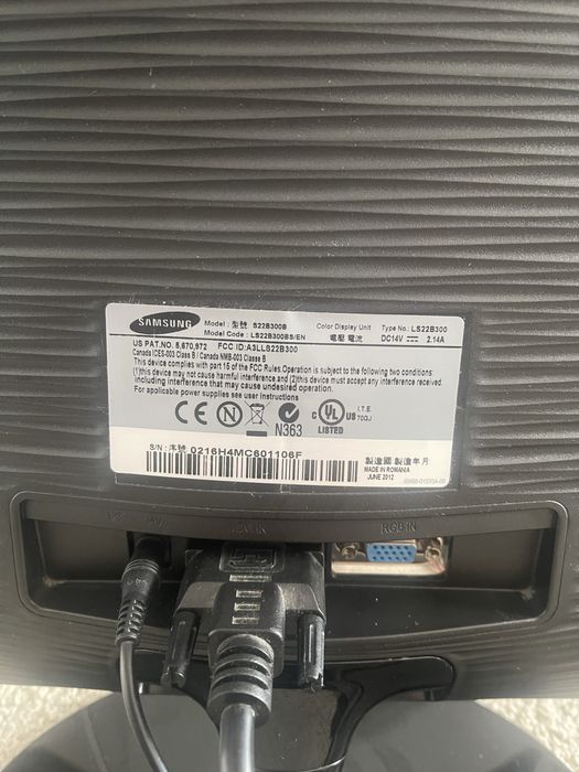 Sorzedam monitor samsung 21 cali
