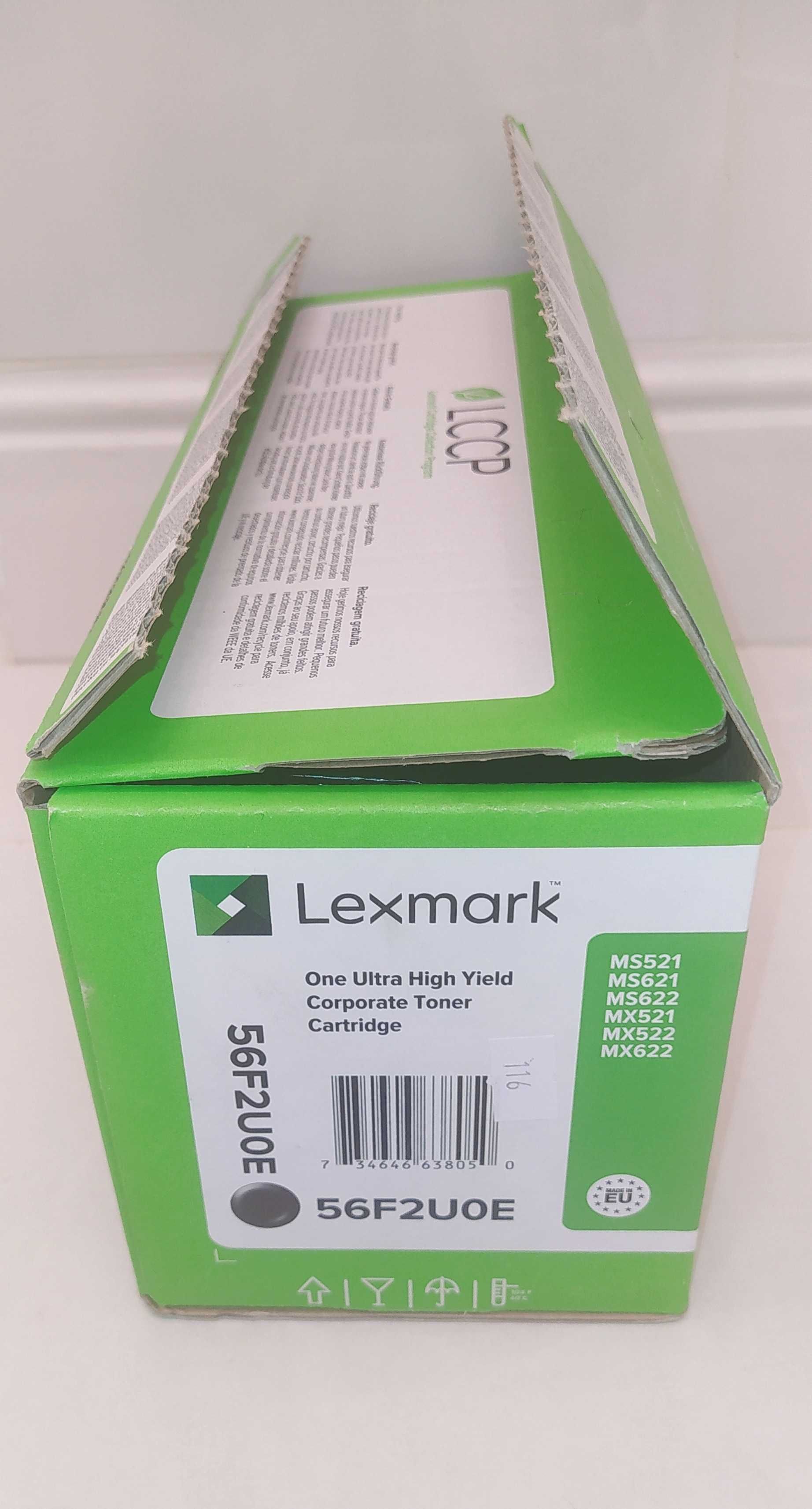 tonery LEXMARK 56F2U0E oryginalne nowe otwarte pudełka
