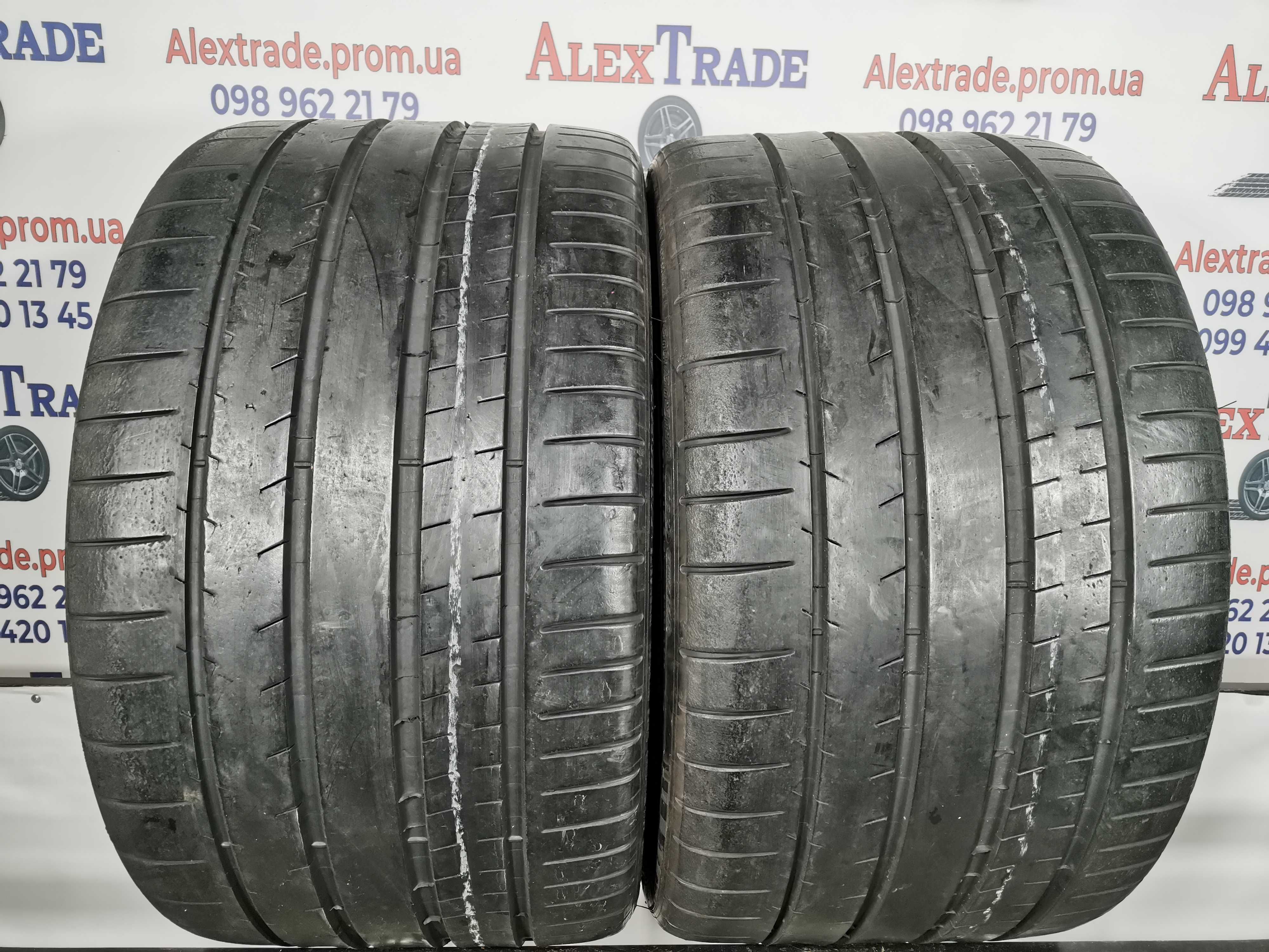 2 шт. 305/30 R19 Michelin Pilot Super Sport літні шини б/у, 6 мм