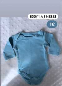 Body bebe 1/3 meses