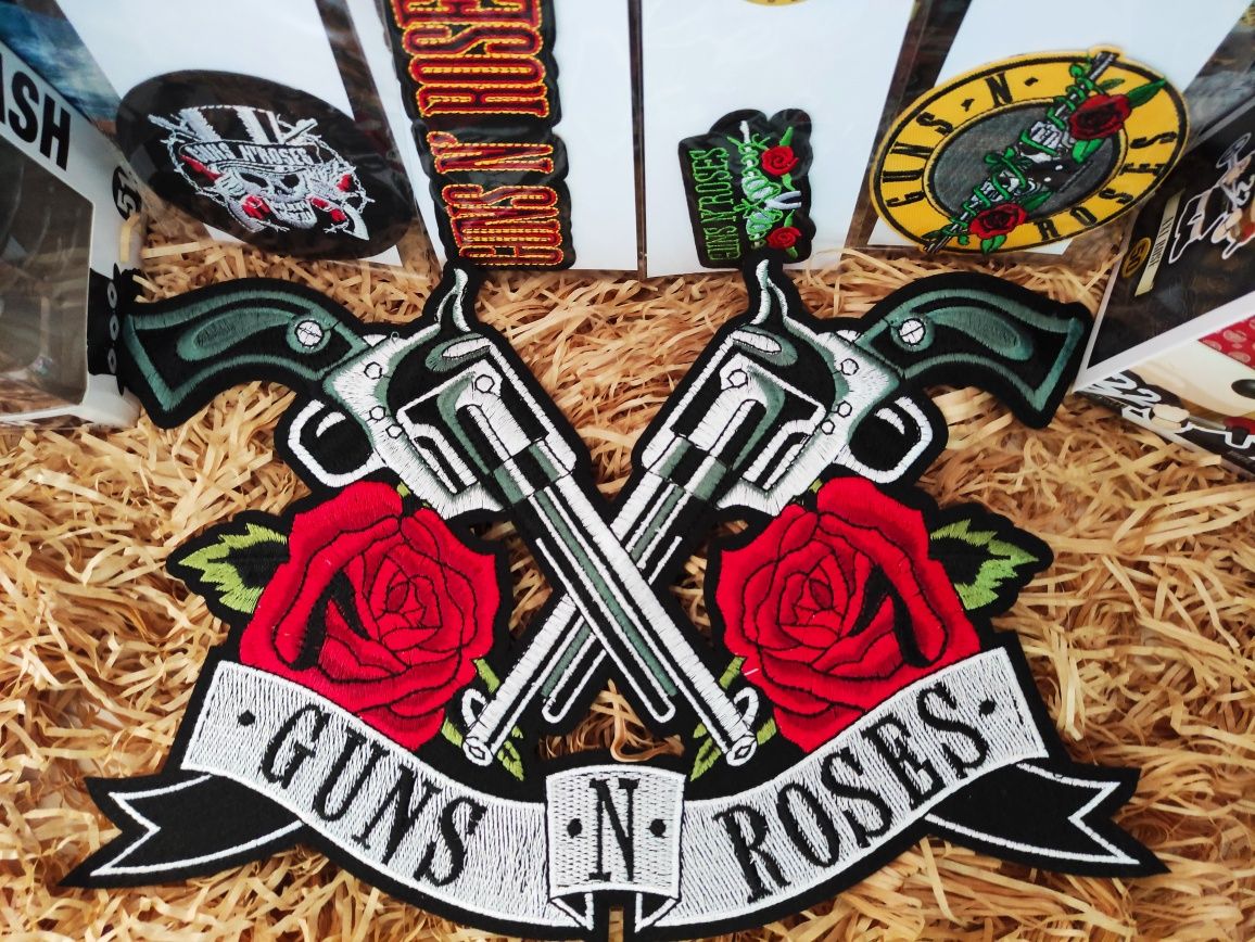 Porta chaves Guns N' Roses Patch LeGo Slash Axel Remendo Rock Merch