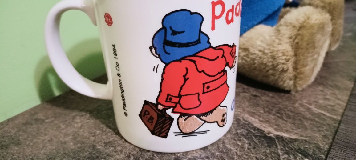 Paddington maskotka dwa kubki