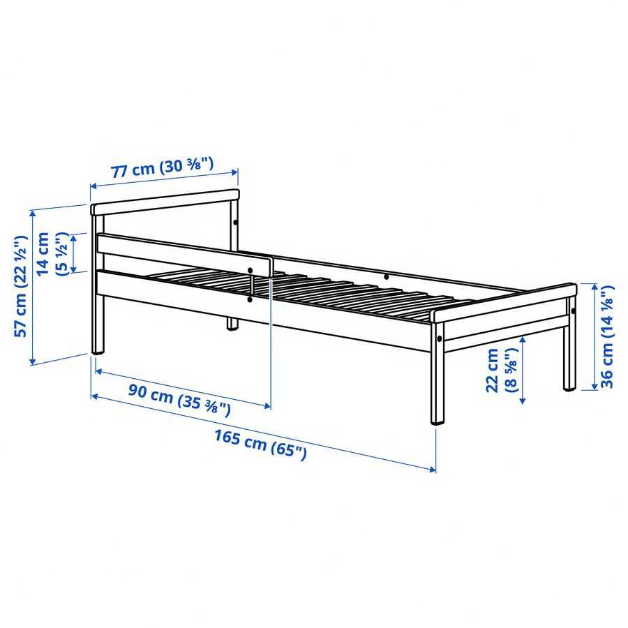 Łóżko drewniane Ikea - model Sniglar