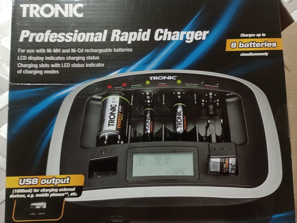 Tronic ładowarka  prostownik AAA Aa automatyczna do baterii