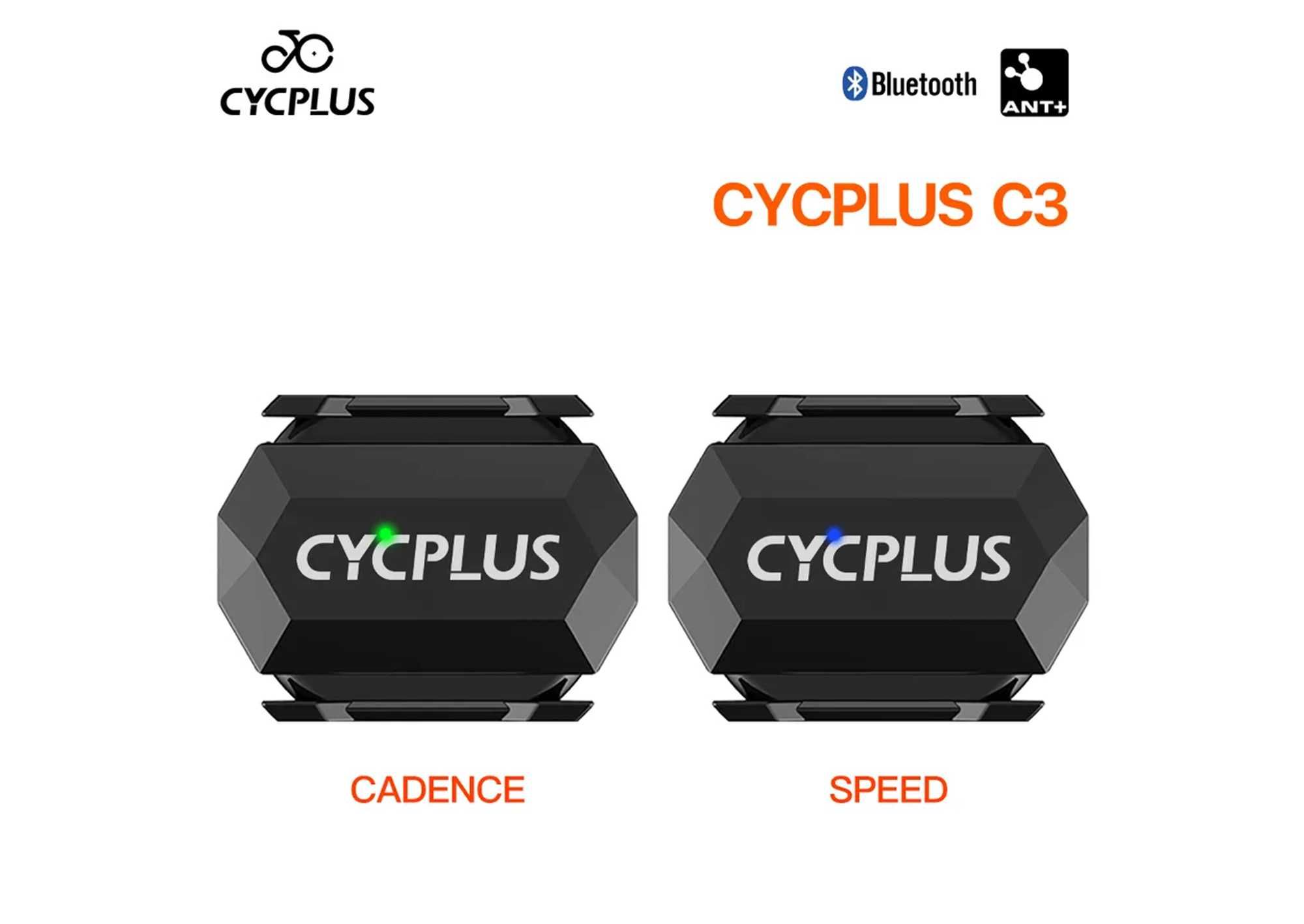 Датчик каденса и скорости CYCPLUS C3 Bluetooth 5.0, ANT+ (Гарантия)