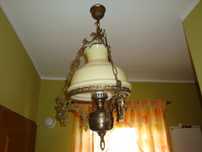 Lampa mosiężna stylowa