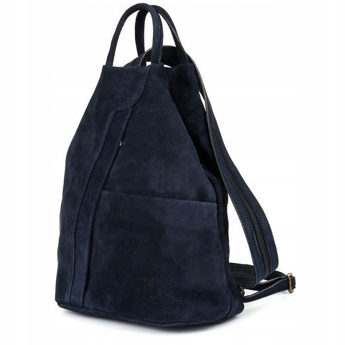 Vera Pelle włoski Plecak Skórzany damski mały