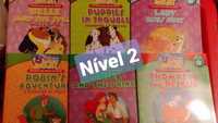 Conjunto de Livros-Aprender Inglês - nível 1 e nível 2Disney