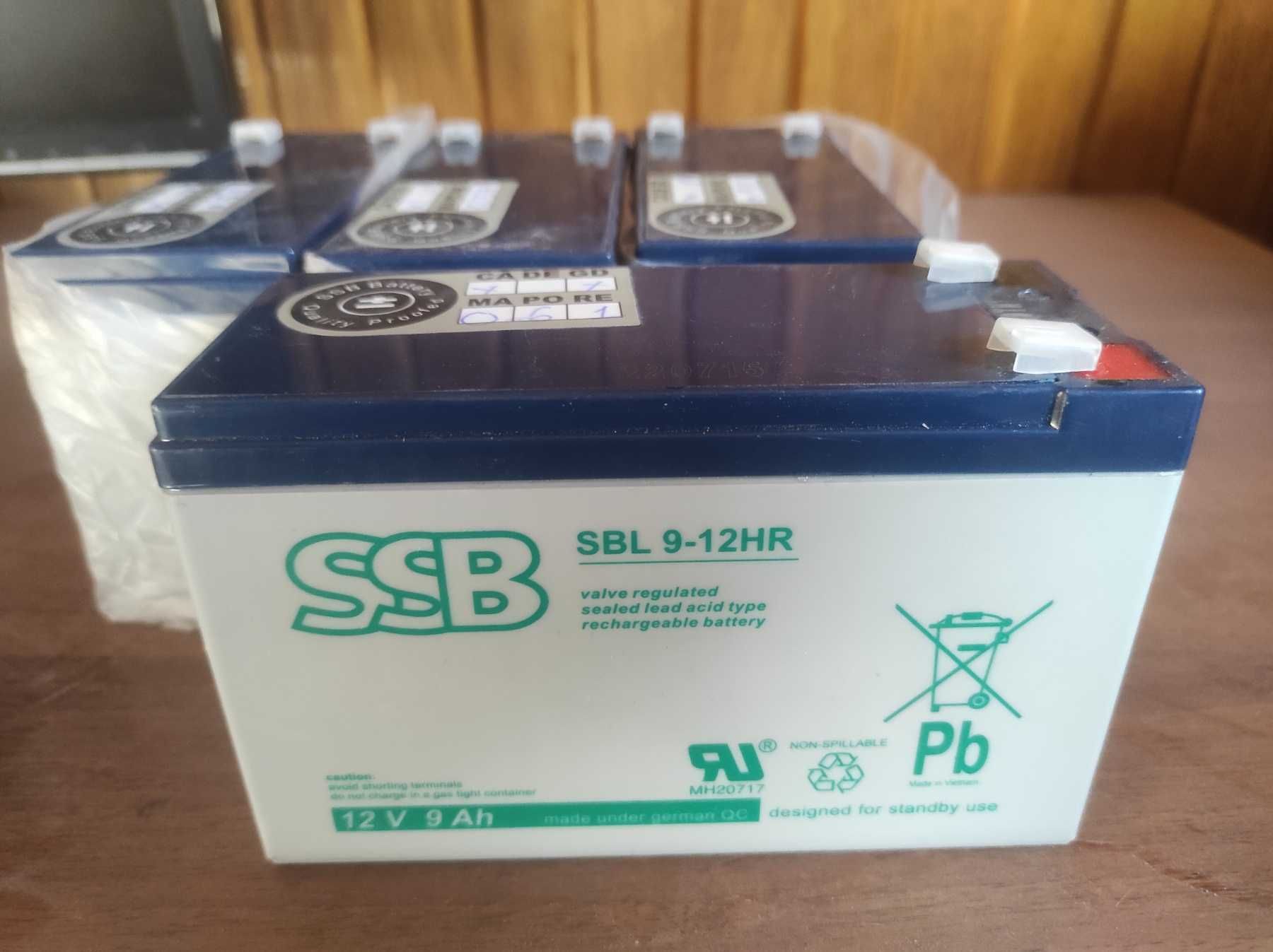 Акумулятор SSB SBL9-12HR 12V 9Ah AGM