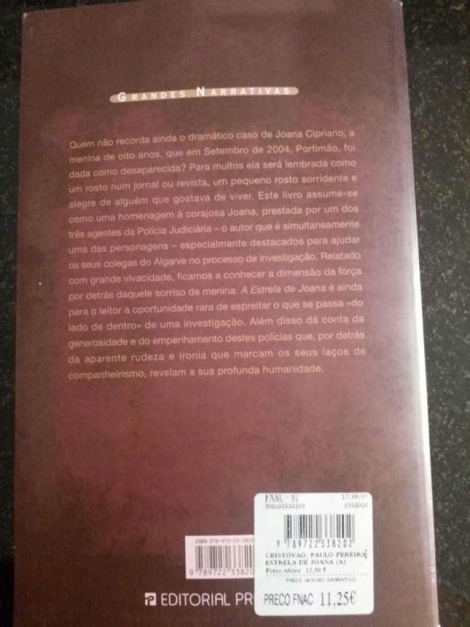 Livro A estrela de Joana