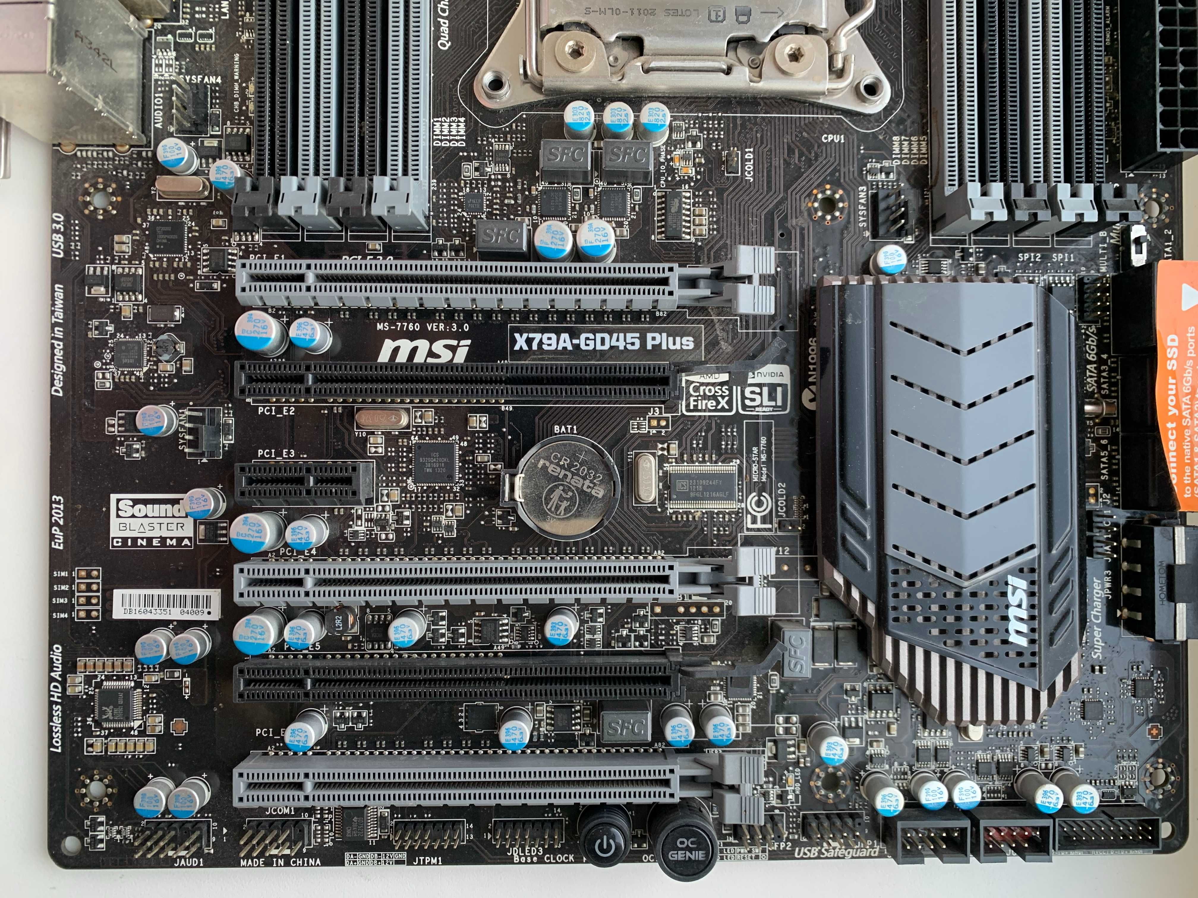Потужний комплект Intel i7-3930K s2011 + Мате плата MSI X79A-GD45
