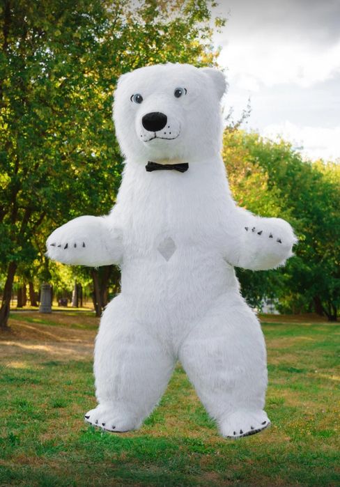 Белый медведь поздравление мишка аниматор