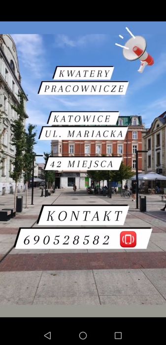 Kwatery pracownicze Katowice Mariacka