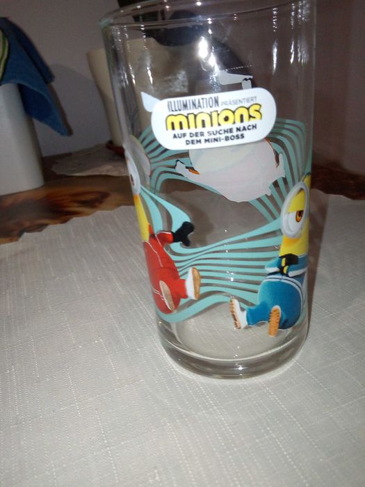 Szklanka nowa Minions , postacie z bajki
