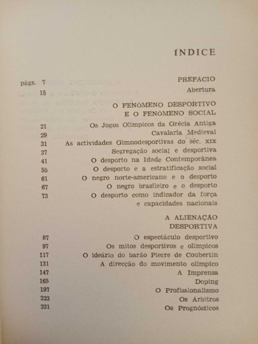 José Esteves - O Desporto e as Estruturas Sociais [autografado]