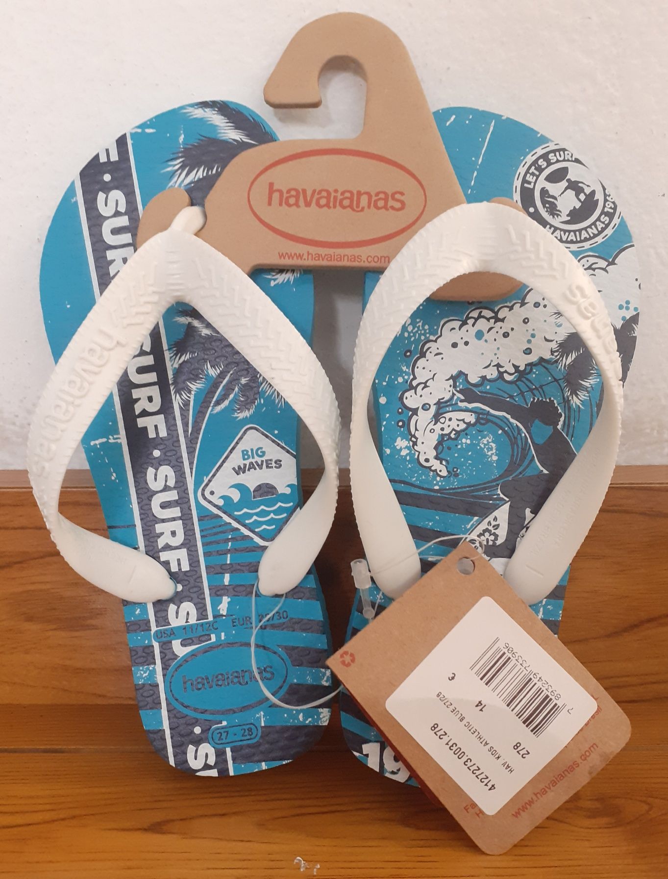 Havaianas Kids T: 29/30 Europa Novas Com Etiqueta