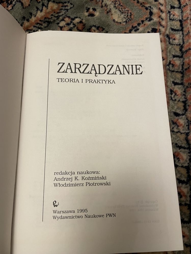 Zarządzanie teoria i praktyka