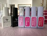 DNKA lakiey hybrydowe neon pełne plus black&white 12 ml